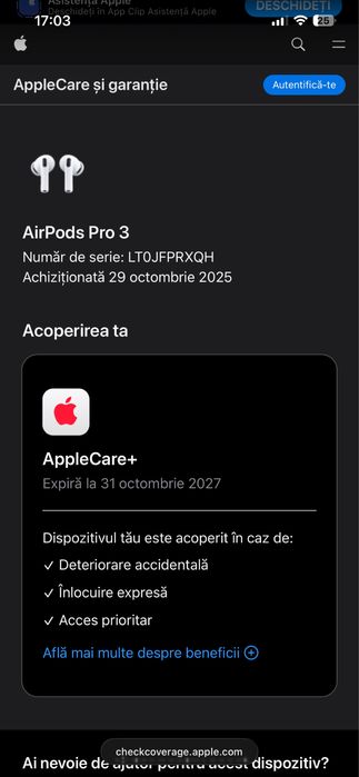 Airpods pro 3 active noise canceling