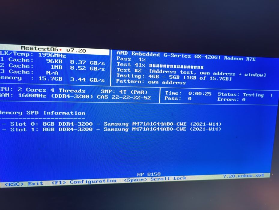 Ram DDR4 2x8gb (16GB) 3200MHz