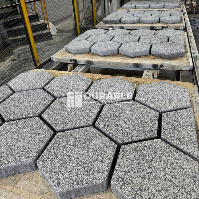 Брусчатка разных цветов и размеров. Тротуарная плитка. Пресс Брусчатка