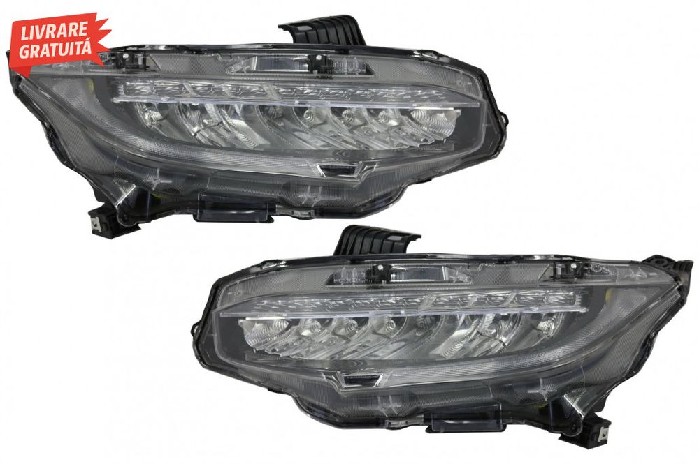 Faruri Full LED HONDA Civic Mk10 FC/FK (2016-Up) Sedan & Hatchback Sem