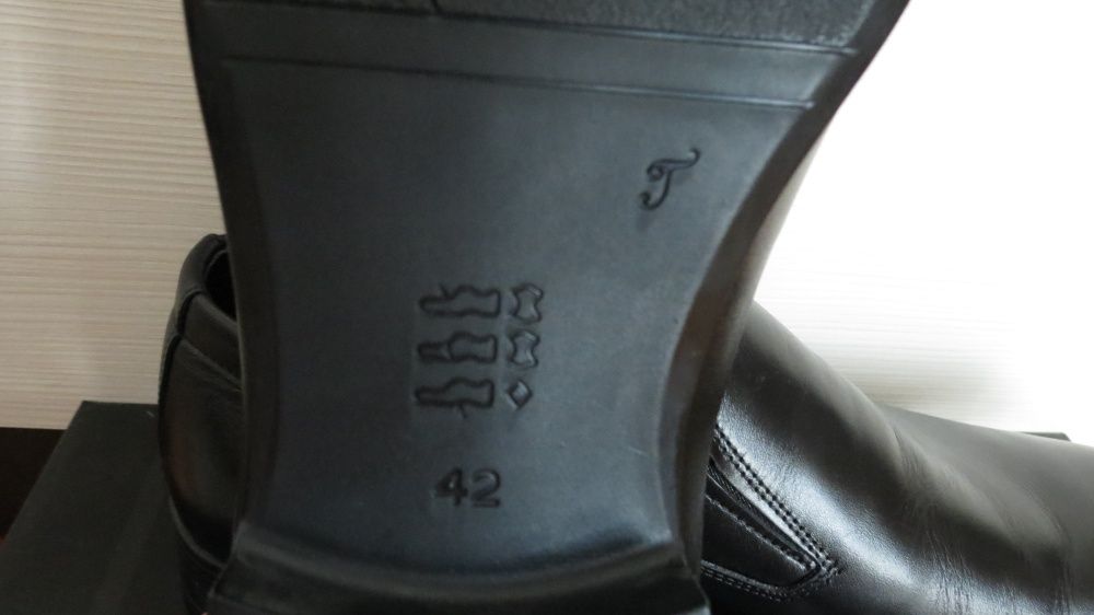 Нови мъжки официални обувки - естествена кожа