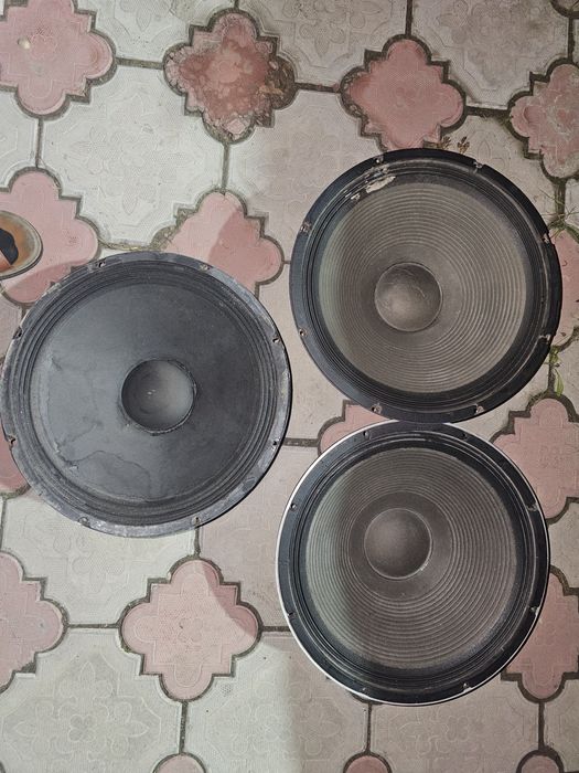 Нерабочие 15-дюймовые динамики