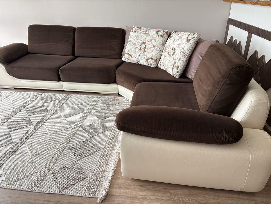 Холов диван десен ъгъл