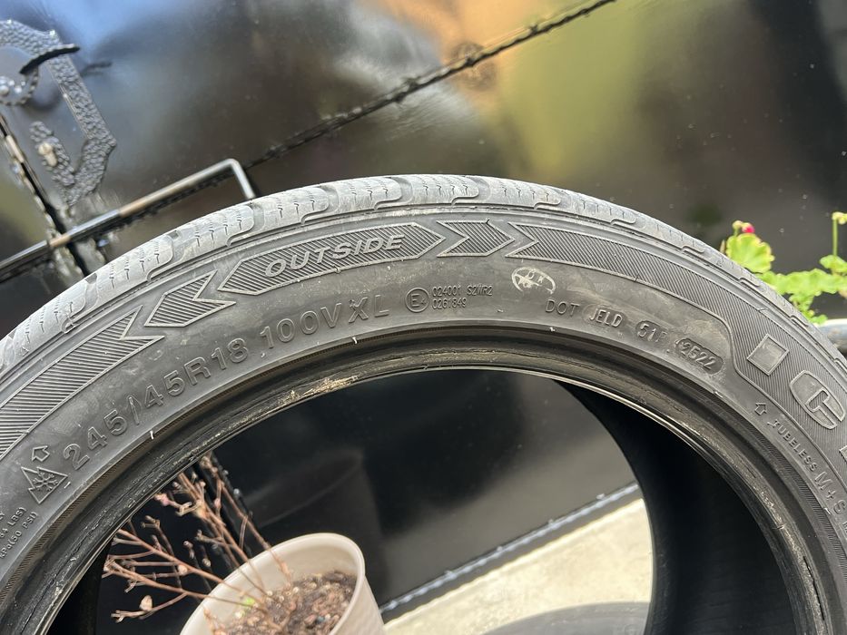 Продават се гуми-245/45/18/DOT-2522