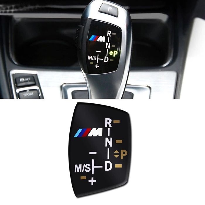 Капаче 3D M стикер джойстик bmw скоростен лост X5 X6 E60 F01 F30 F10