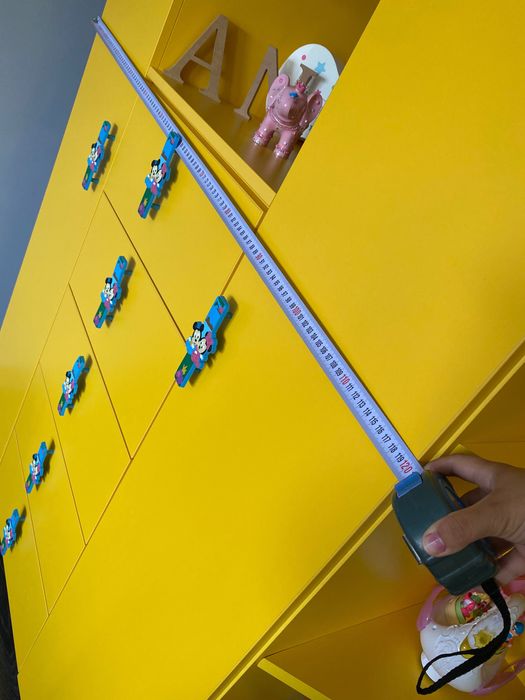 Șifonier galben copii