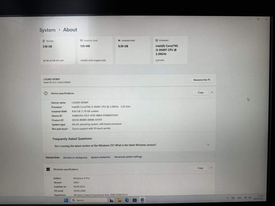 PC Desktop - All in One