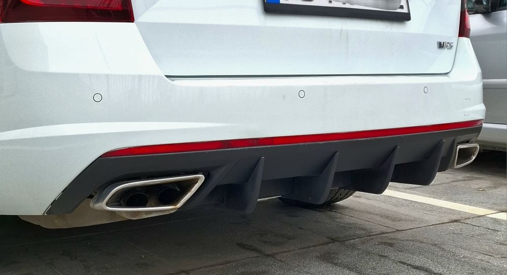 Дифузер за Skoda Octavia 3 VRS, Задни липове  за  Шкода Октавиа