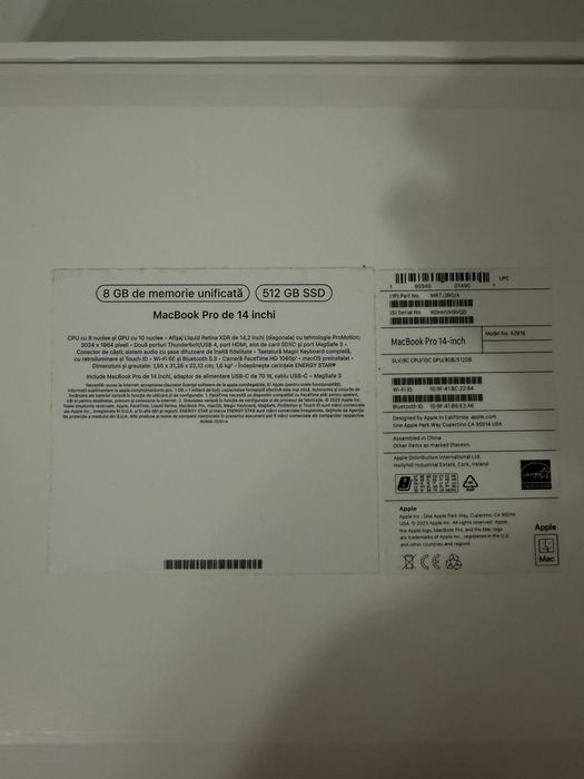 Нов лаптоп MacBook