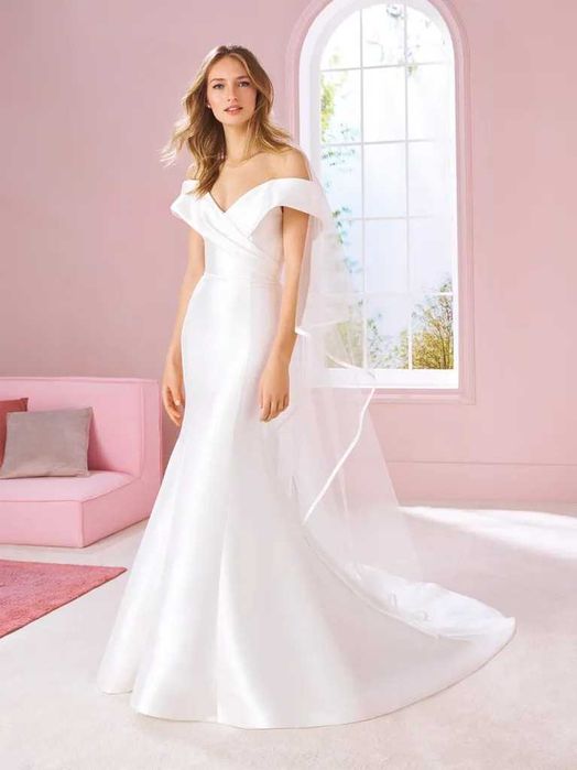 Rochie mireasa matase, The White One (St Patrick), sirena, S/36