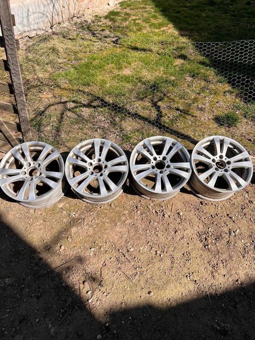 Jante aliaj 16” 5x112 – 7.5J ET45 – set complet,4 buc – necesită recondiționare ușoară, Mercedes aclas W176