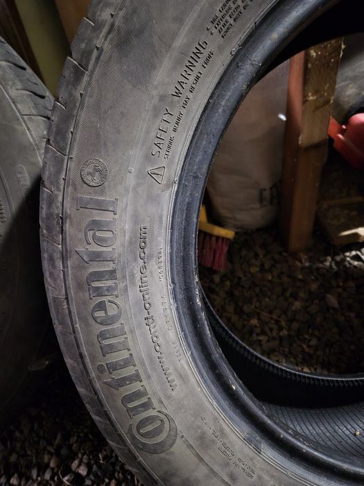 Летние шины continental бу, 4шт