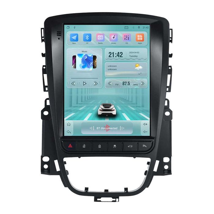 9.7" Android Мултимедия за Opel Astra J | CarPlay | AndroidAuto