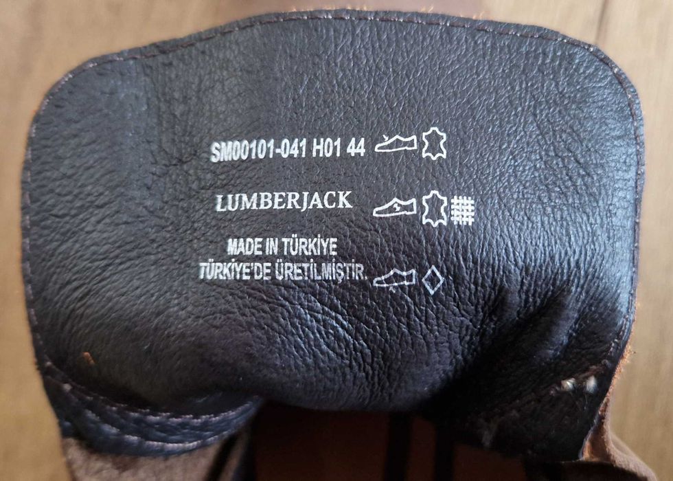 НОВИ Кожени Боти Lumberjack, размер 44 – Естествена Кожа, Необувани