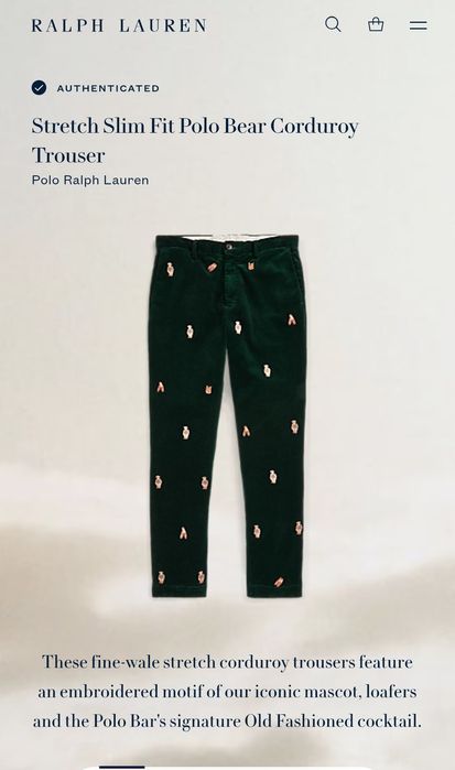 Pantaloni Polo  Ralph Lauren/ Noi/ Autentici