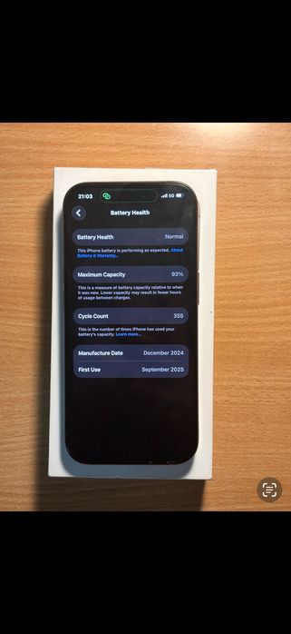 iphone 16pro 93% battery