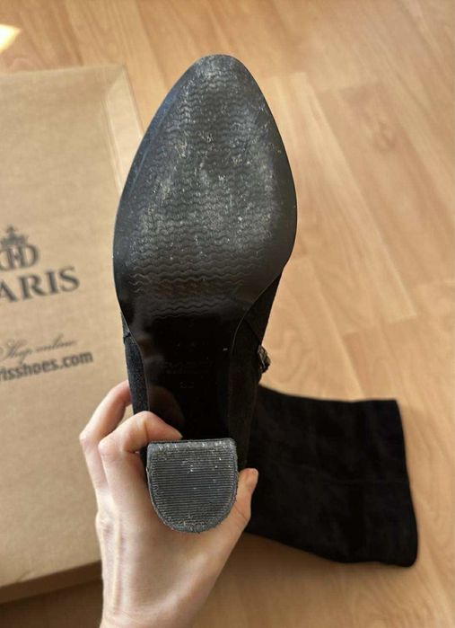 Ботуши Daris естествен велур