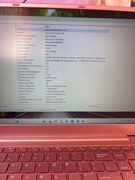 Лаптоп 15.6” Intel Celeron N5095 | 12GB RAM Windows 11 Pro Fingerprint