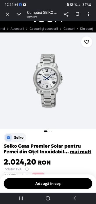 Seiko premier dama