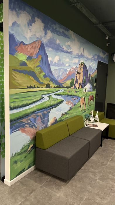 Роспись стен Астана