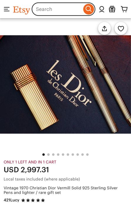 Christian Dior  запалка и гривна