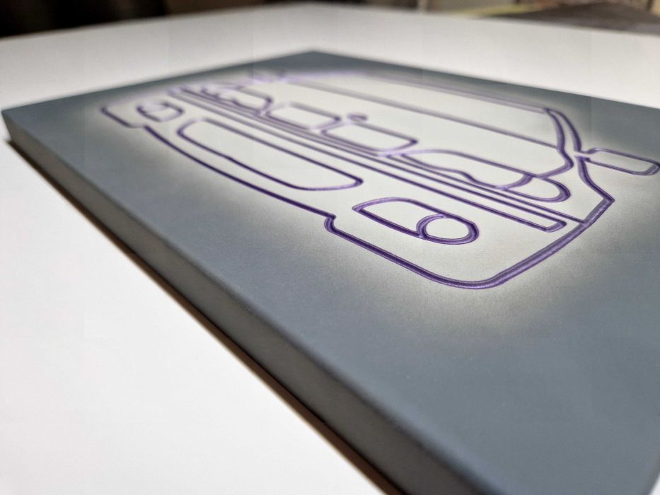 E46 -Tablou MDF frezat (vopsit)