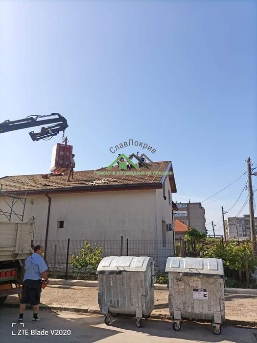 Ремонт на покриви София Изграждане на нов покрив София Дървени навеси