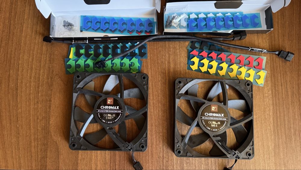 Vand 2x Ventilatoare Noctua NF-A12x15 PWM Chromax Black Swap