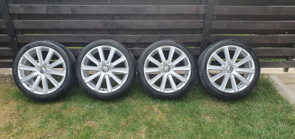 Jante aliaj VW R18 5x112 ET 51+ anvelope noi