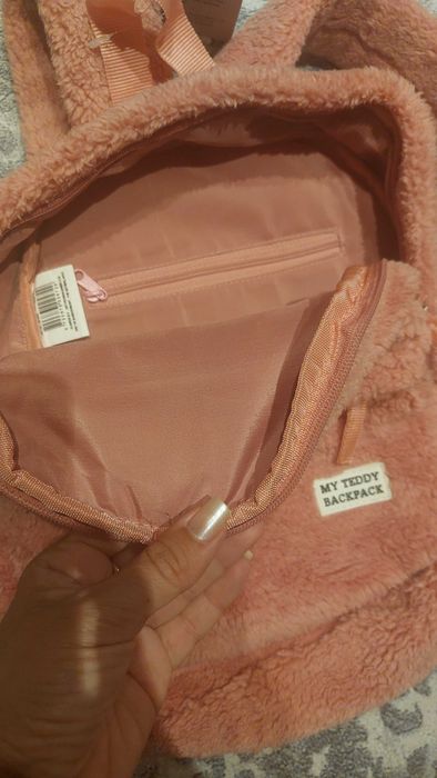 Розова детска раница Teddy