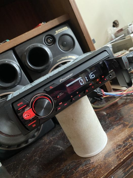 Pioneer mvh-330dab -НОВ МОДЕЛ -BLUETOOTH, USB, Aux, радио плеър cd сд