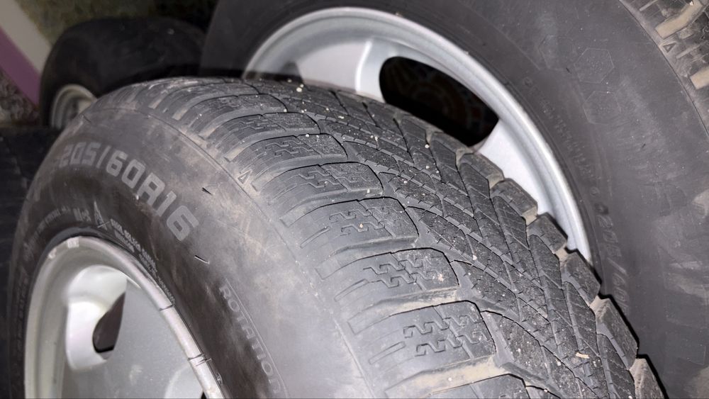 16ки джанти за Мерцедес със зимни гуми Falken 205/60/16