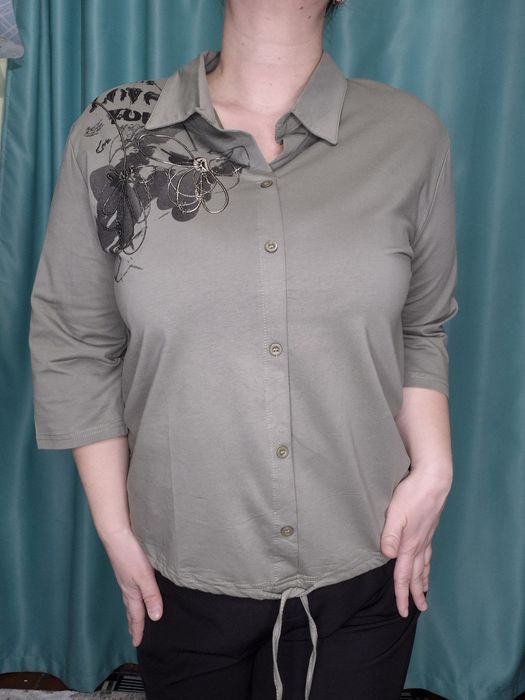 Рубашка женская, блузка 54/56/58 размеры