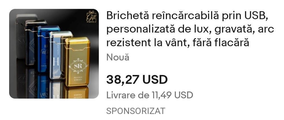 Bricheta USB reincarcabila
