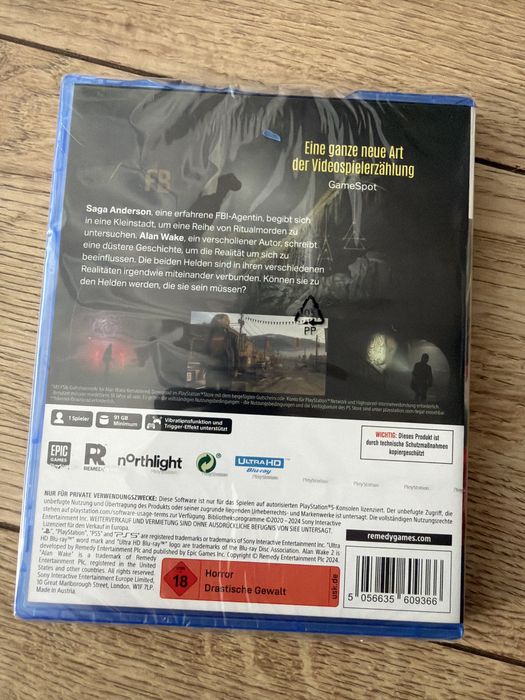 Alan Wake 2 Deluxe Edition, диск PS5, новый