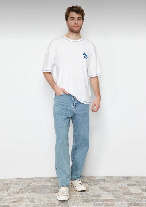 Мъжки дънки, размер 34 /цвят светло син.