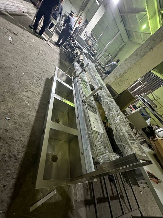 Моечная ванна с рабочей поверхностью