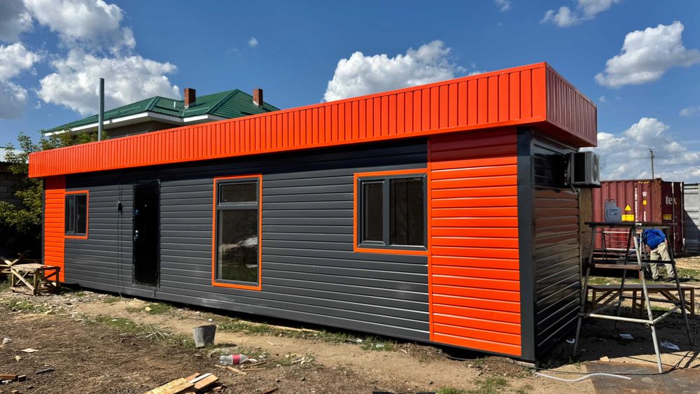 Жилой контейнер 40 футов с санузлом — под заказ, под ключ