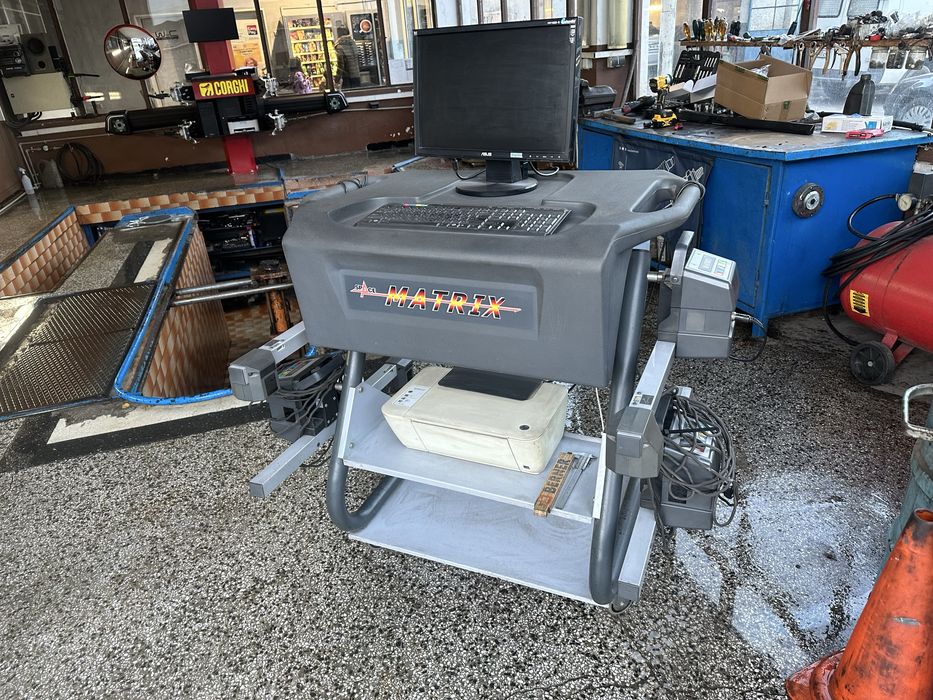 Стенд за  регулиране на геометрия сходимост на автомобили