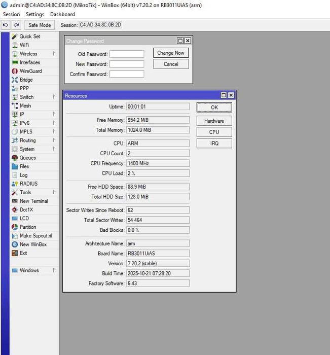 RouterBoard Mikrotik Dual Core  RB3011UIAS-RM