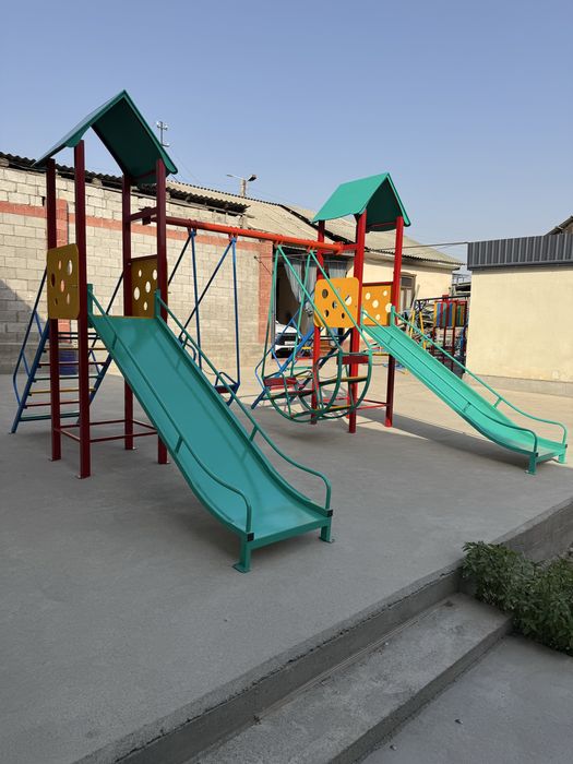 Горка + качеля комплект