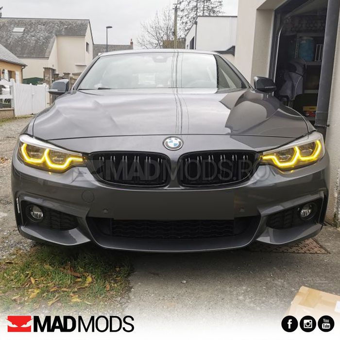 Set grile duble M BMW Seria 4 F32 F33 F36 F80 M3 F82 M4 2012-2018