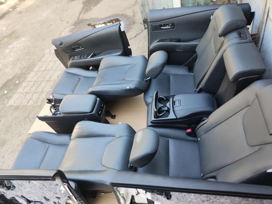 Lexus Rx 350 салон черная кожа