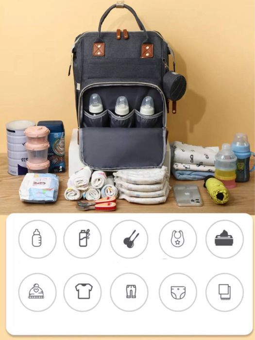 Сумка рюгзак для мамы и ребенок кроват для новорожденный