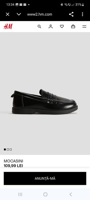Pantofi negri eleganți H&M