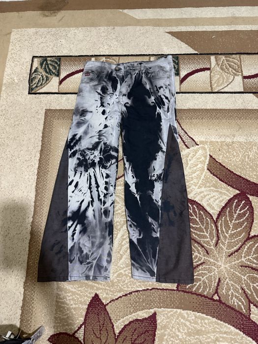 кастом клешь джинсы