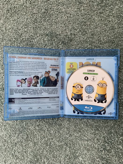 Blue Ray minioni in germana