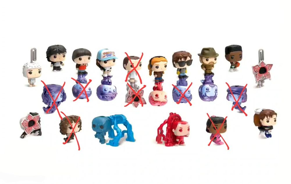 Продажа и обмен фигурок Очень странные дела,Осд,kinder joy.