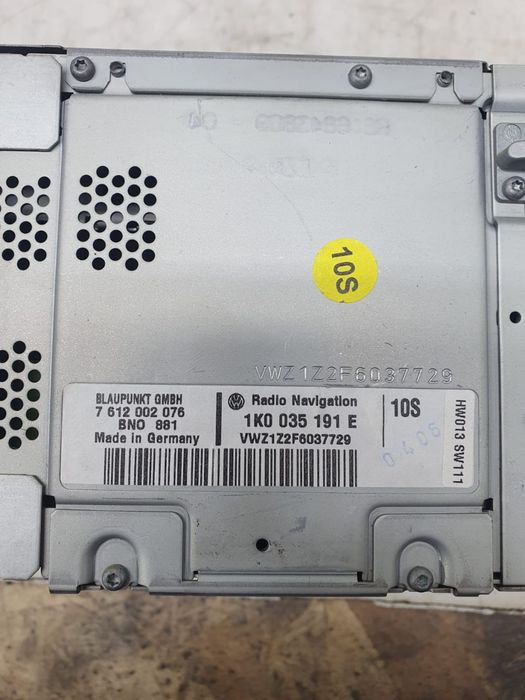 CD Player radio 1k0035191e Volkswagen VW Passat B6  [din 2005 pana  2