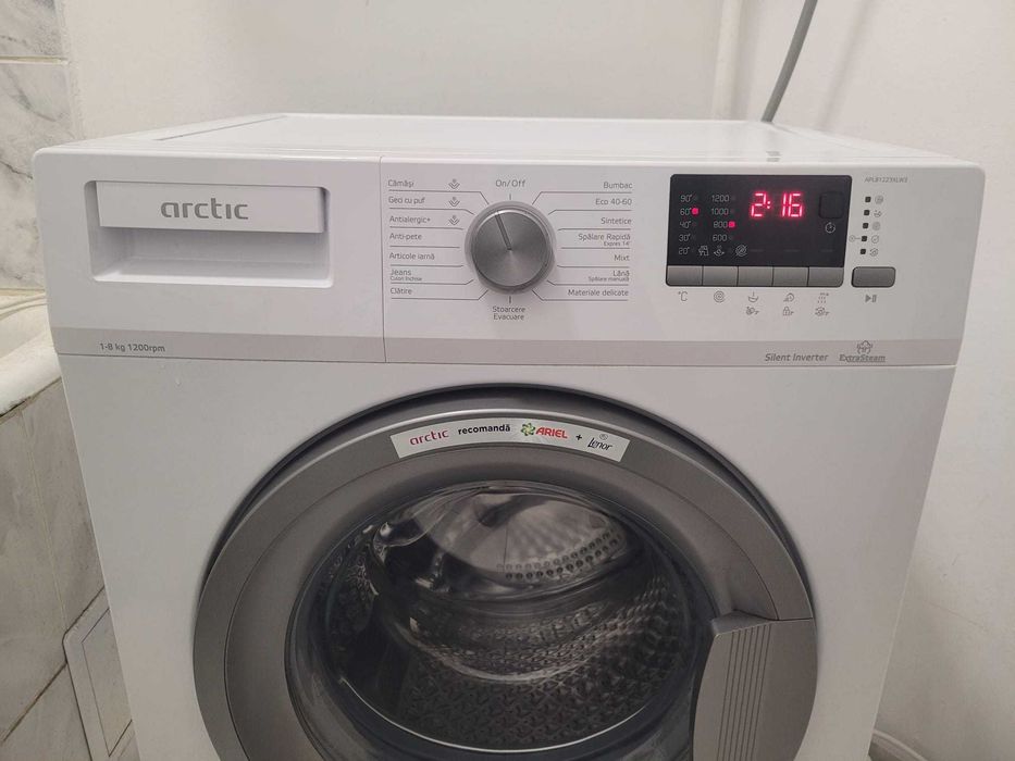 Masina spalat Arctic APL81223XLW3, 8 kg, 1200 rpm, Silent Inverter